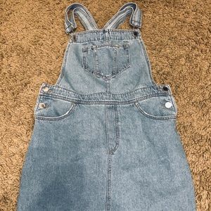 Denim Overall Dress
